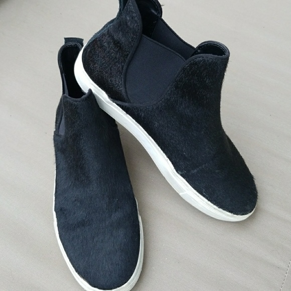 Zara Shoes - Zara calfskin black leather shoes boots sneakers